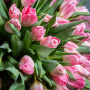 Букет из 45 розовых тюльпанов